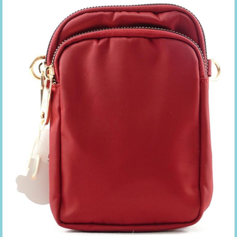 Női keresztpántos apró táska, piros noiborpenztarca.hu a